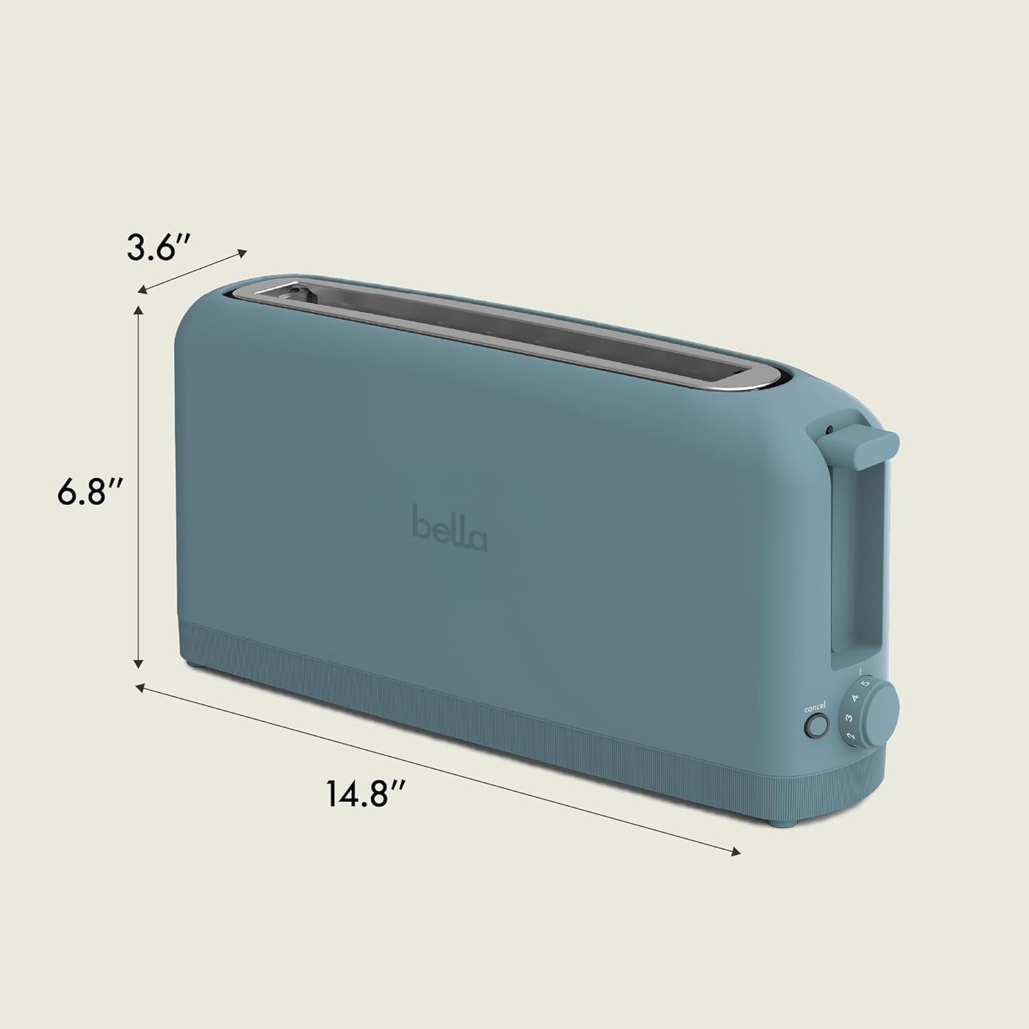 bella 2 Slice Slim Toaster