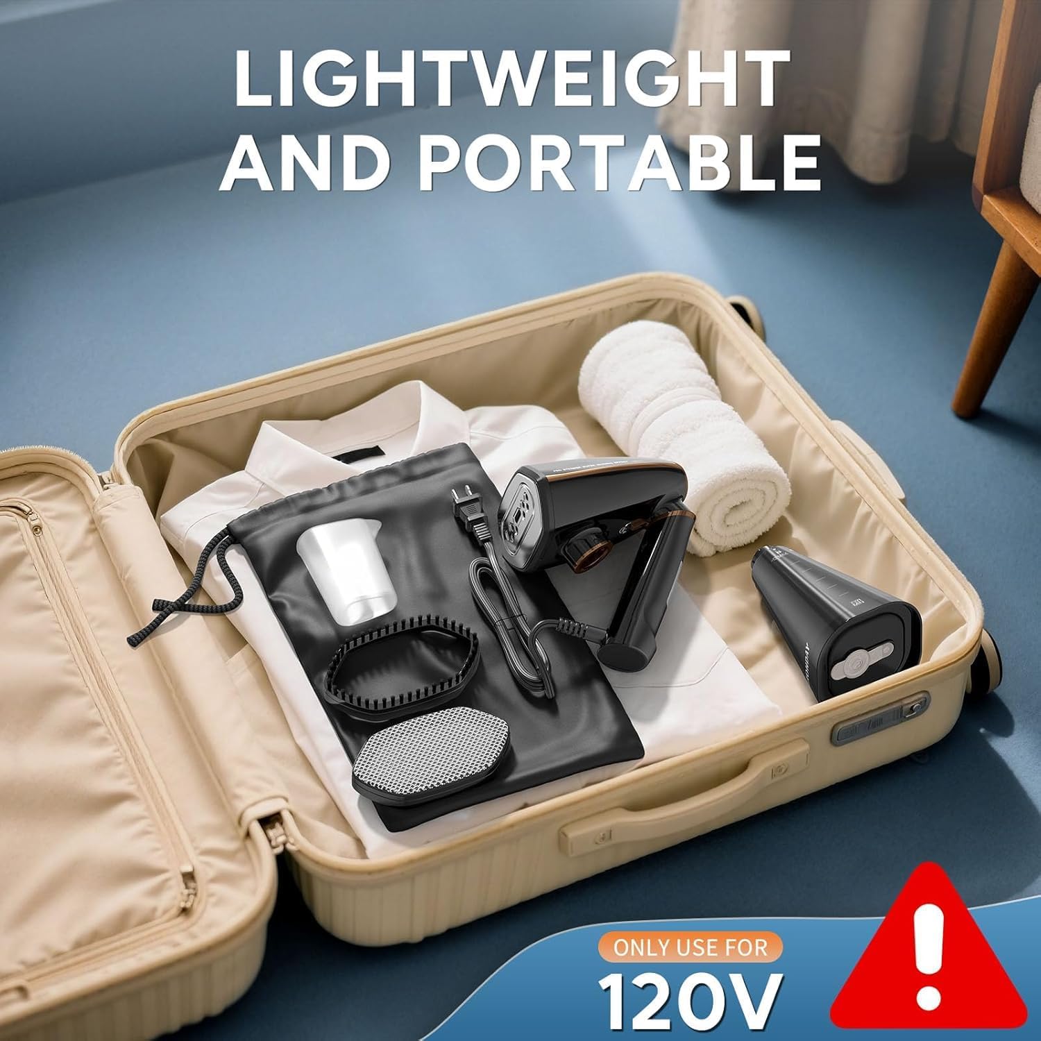 Steamer for Clothes, 1200W Portable