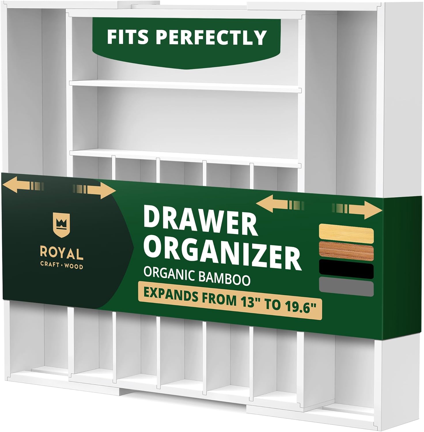 Bamboo Kitchen Drawer Organizer
