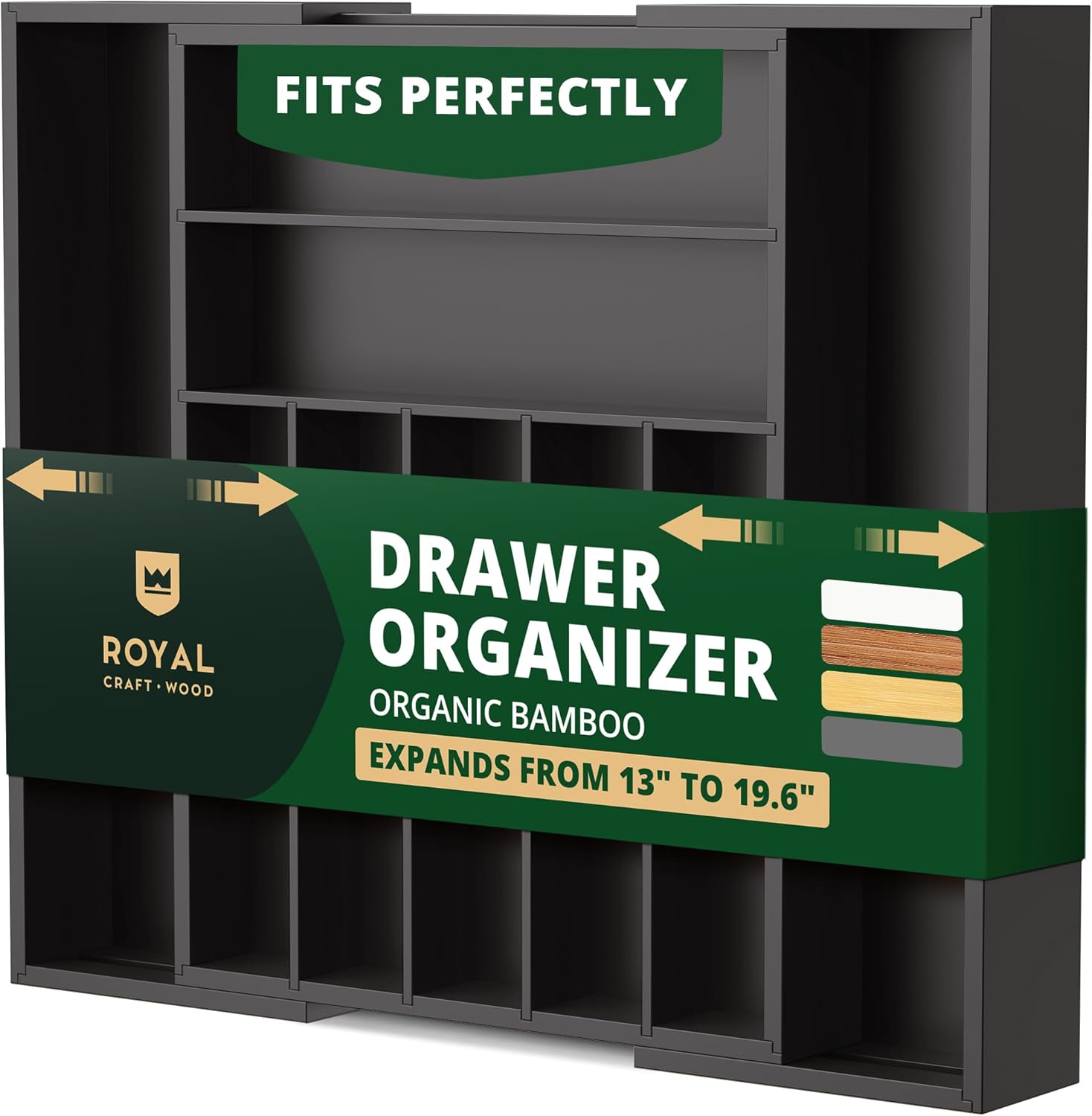 Bamboo Kitchen Drawer Organizer