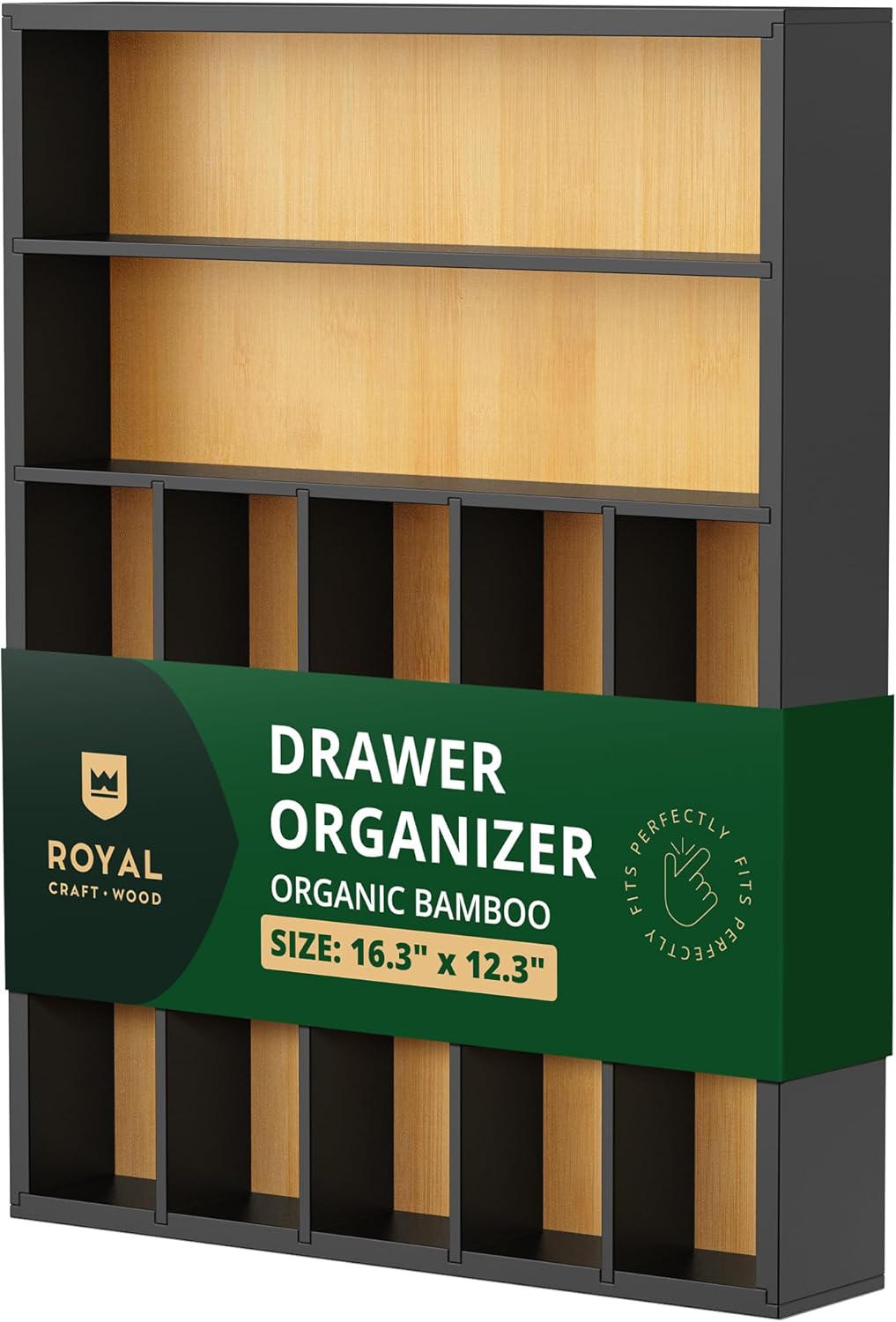 Bamboo Kitchen Drawer Organizer