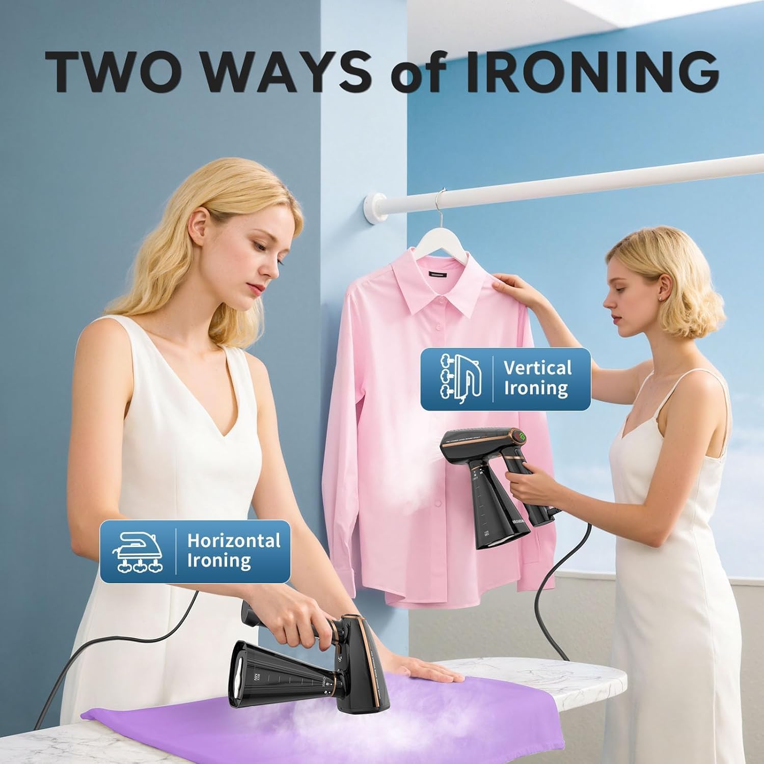 Steamer for Clothes, 1200W Portable