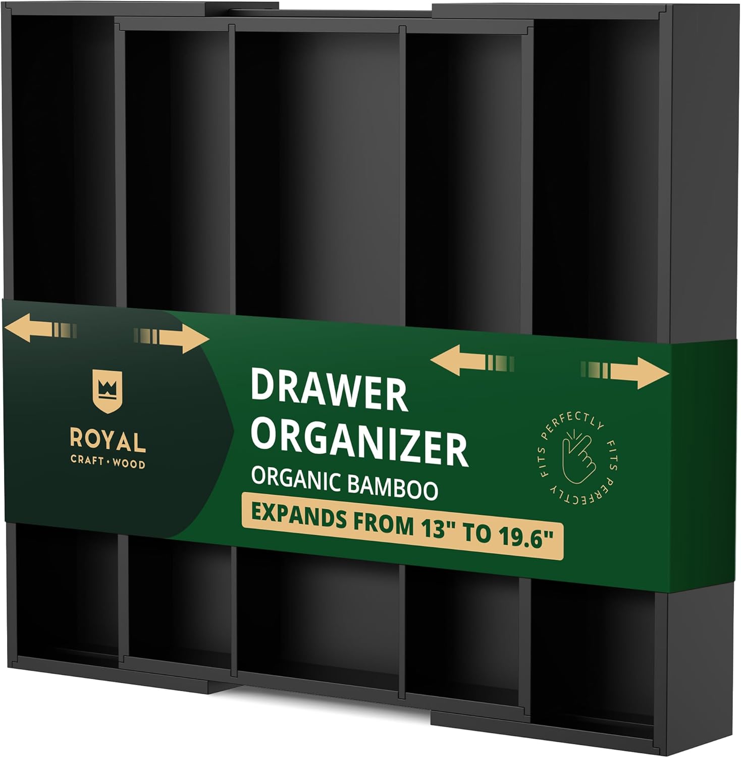 Bamboo Kitchen Drawer Organizer