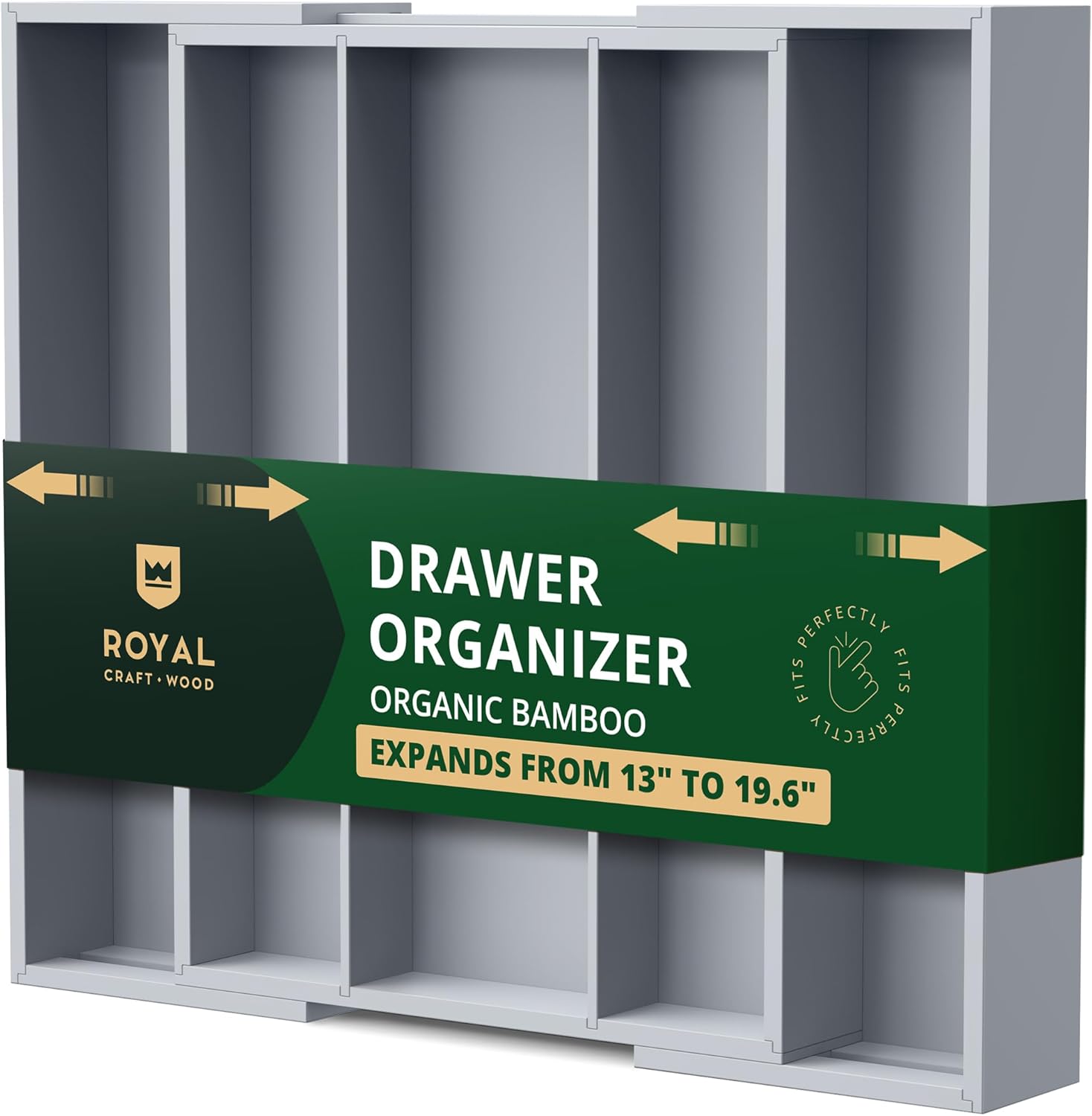 Bamboo Kitchen Drawer Organizer