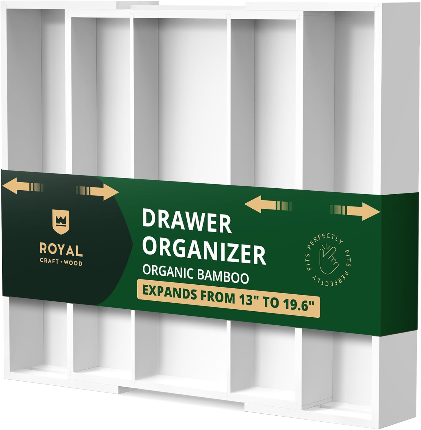 Bamboo Kitchen Drawer Organizer
