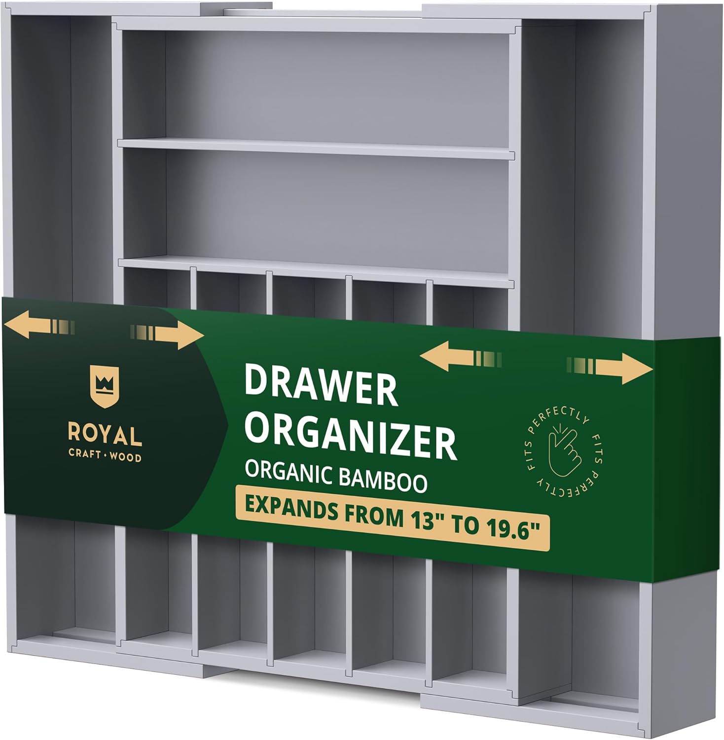 Bamboo Kitchen Drawer Organizer